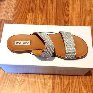 Steve Madden Slip ons with Rhinestones